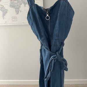 Blue Denim Forever 21 Zip-Up Dress💙🤠